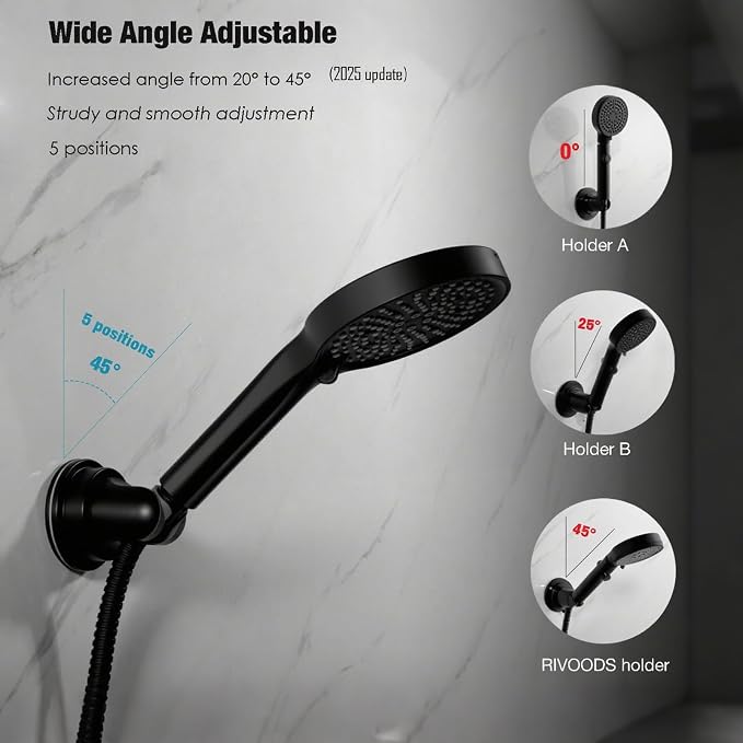 Hand held Showerhead Holder Wall Mounted - Image 3
