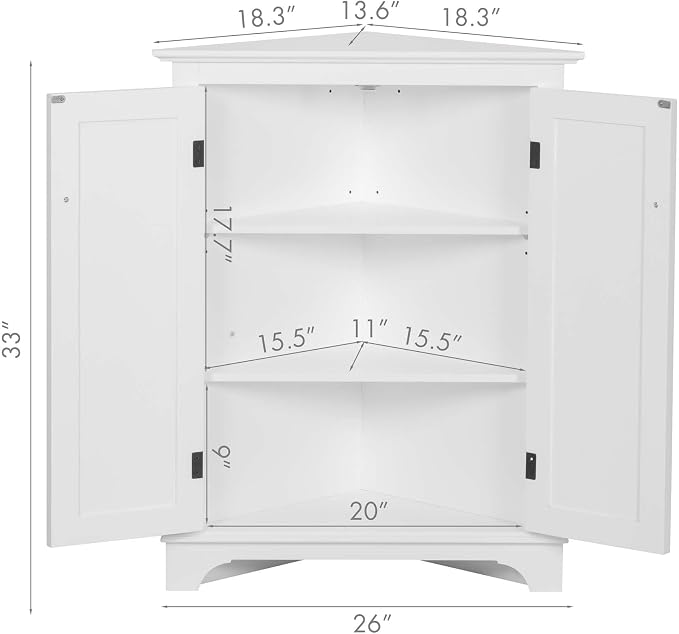 Spirich Floor Corner Cabinet - Image 2
