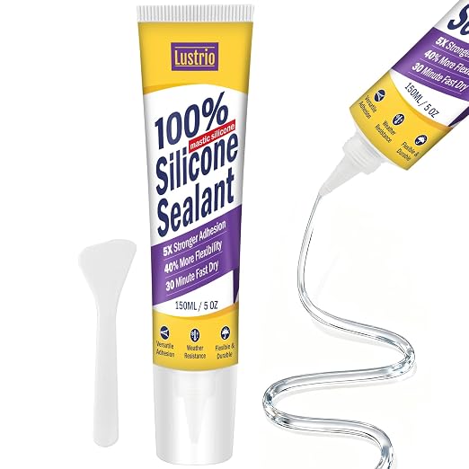 High-Strength Silicone Sealant & Adhesive by Lustrio