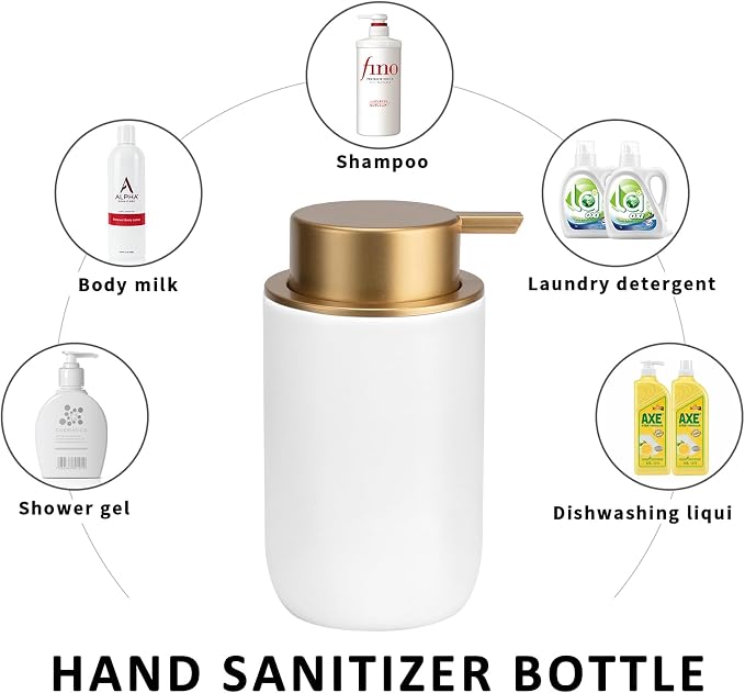 Soap Liquid Dispenser Ceramic - Image 6