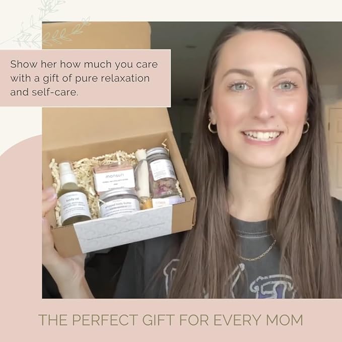 Self Care Gift Basket for Mom: New Mommy Care Package Pampering Gift Set - Image 9
