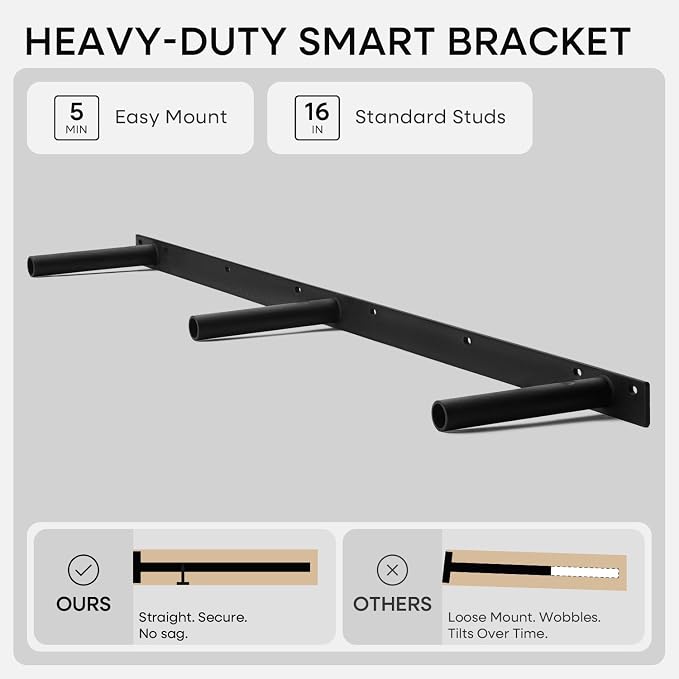 Homeforia 42 inch Natural Floating Shelf, High End Solid Real Wood 42inch Small - Image 4