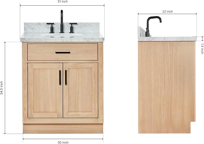 ARIEL 61" Inch Bathroom Vanity - Image 2