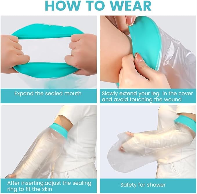 Cast Covers for Shower Arm, Waterproof Cast Cover Arm for Swimming, Cast Shower - Image 7