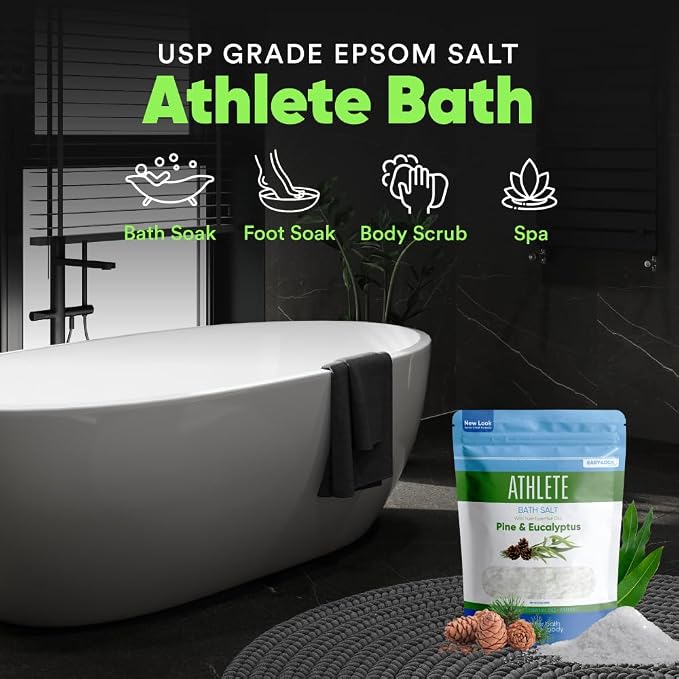 Athlete Bath Salt 32 Ounces Epsom Salt - Image 4