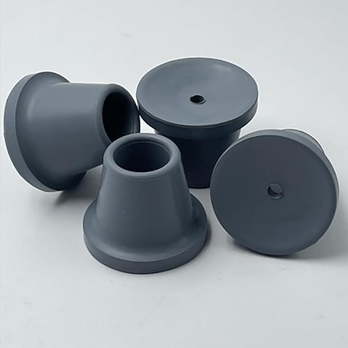 Replacement 7/8" Rubber Feet for Shower Chair, Rubber Feet for Chairs, Chair by RAIKEDR