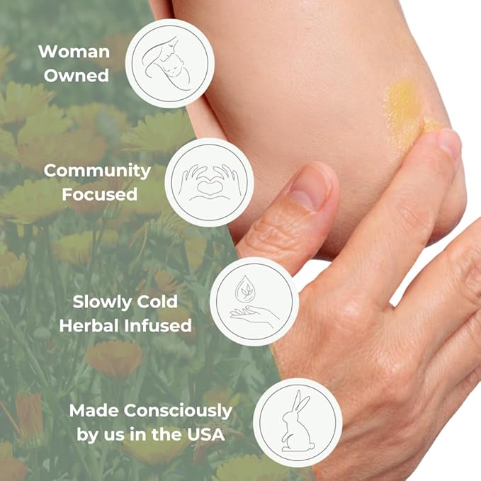 Ora's amazing Herbal, Newborn Salve, Diaper Rash Cream, Calendula Baby Balm - Image 9