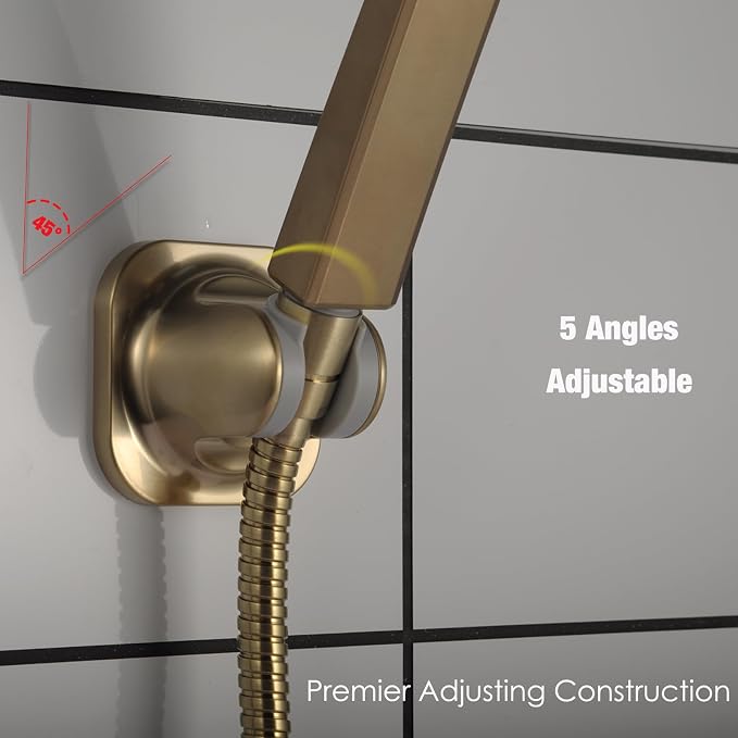 Handle held Shower Head Holder Wall Mount -Adjustable in 5 Positions - Image 3