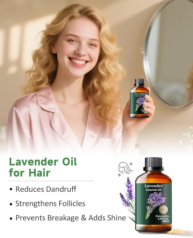 Pure Lavender Essential Oil, Mumianhua Natural Lavender Oil - Image 4