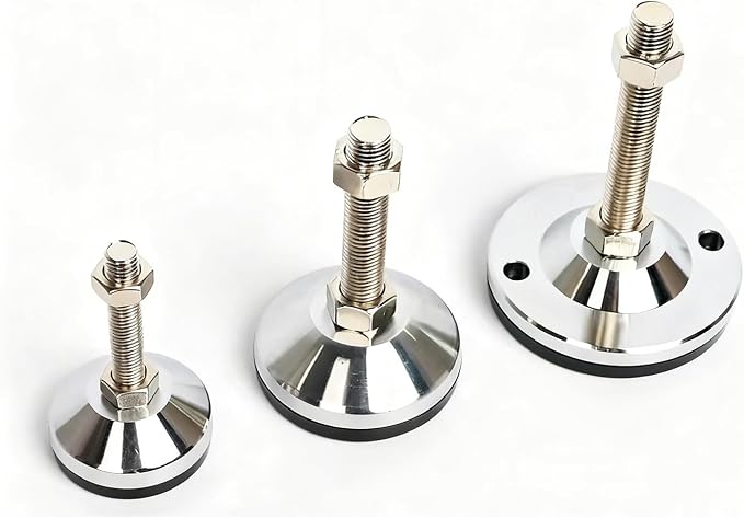 Heavy Duty Leveler Leg, Cabinet Leveling Feet, 2.36" Dia. Base, M12 Thread - Image 5