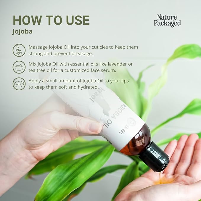 Jojoba Oil - Direct from EIR Oils' Farm in Israel - 100% Pure Carrier Oil - Image 7