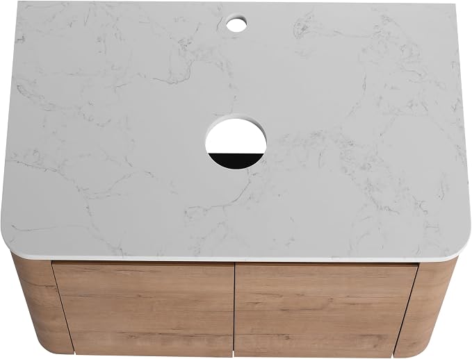 Malwee 72" Floating Bathroom Vanity - Image 9