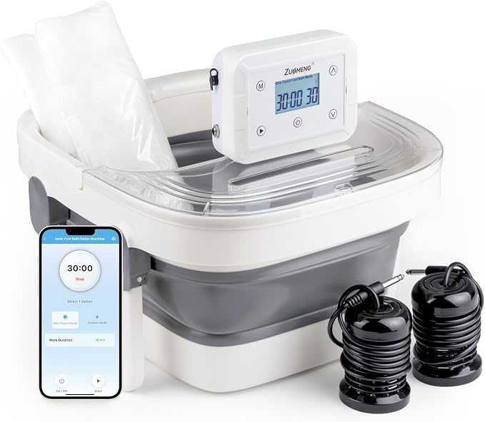 Bluetooth Ionic Foot Bath Detox Machine by Zuomeng