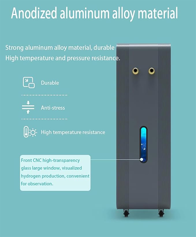 Hydrogen Bath Machine, 99.99% High Purity H2 Bubble Bath Machine, 6000ml/min - Image 2