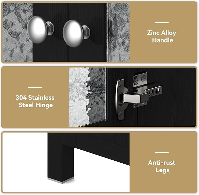 30-Inch Black Bathroom Vanity - Image 3