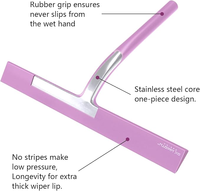 Shower Squeegee with Silicone Hook - Image 3