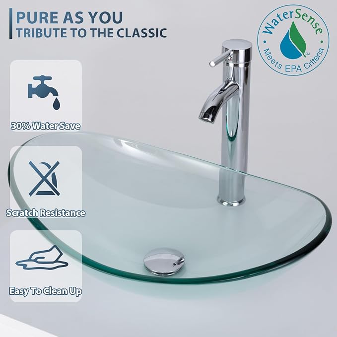 eclife 84" Modern Bathroom Vanity Sink Combo Freestanding Cabinet - Image 5