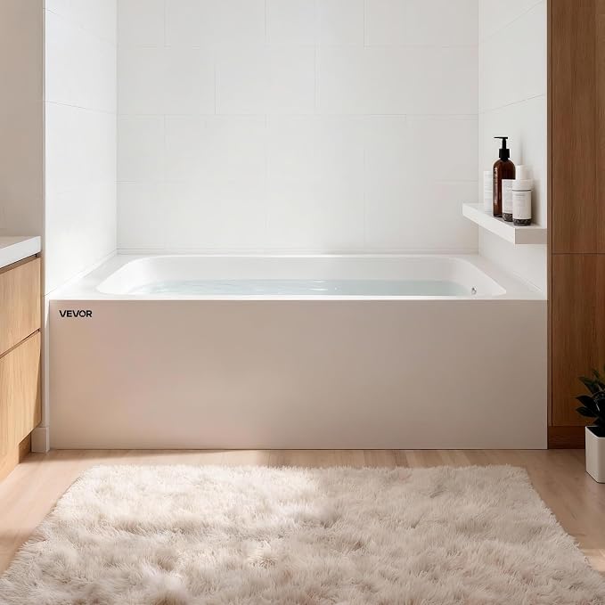 VEVOR Alcove Bathtub, Soaking Bath Tub by VEVOR
