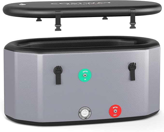 COSTWAY XL 129 Gal Oval Ice Bath Tub by COSTWAY