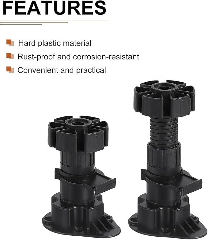 80x46mm Adjustable Leveling Feet - Image 3
