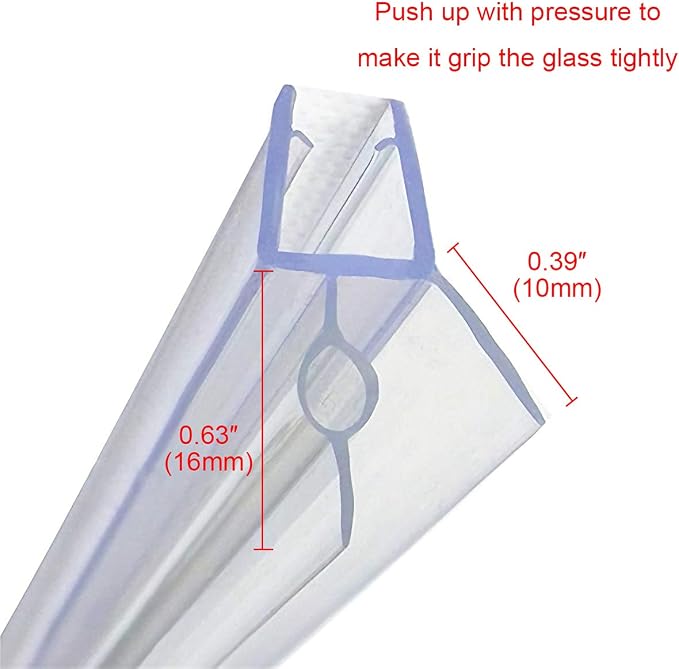 Frameless Shower Door Bottom Seal - Image 4