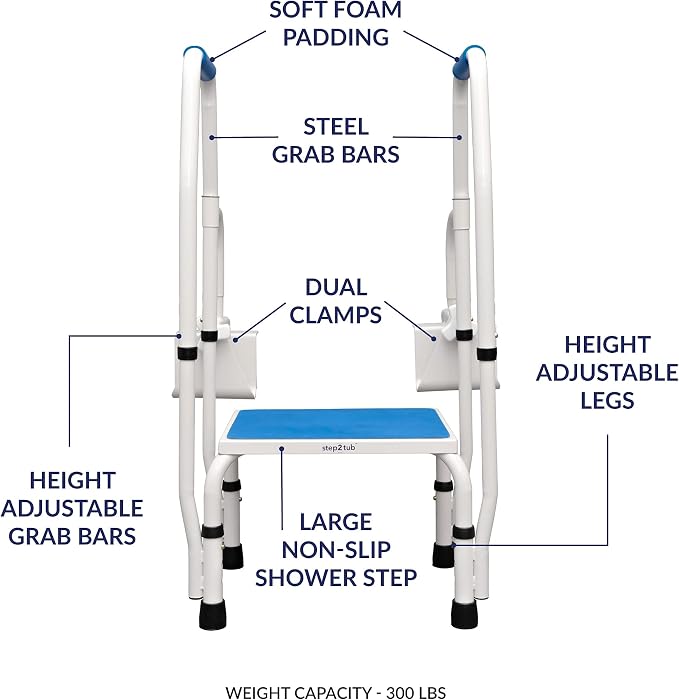 Step2Tub Shower Steps for Seniors - Image 6
