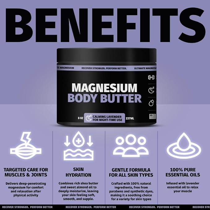 Coach Soak Nighttime Magnesium Body Butter, Thick Cream - Image 7