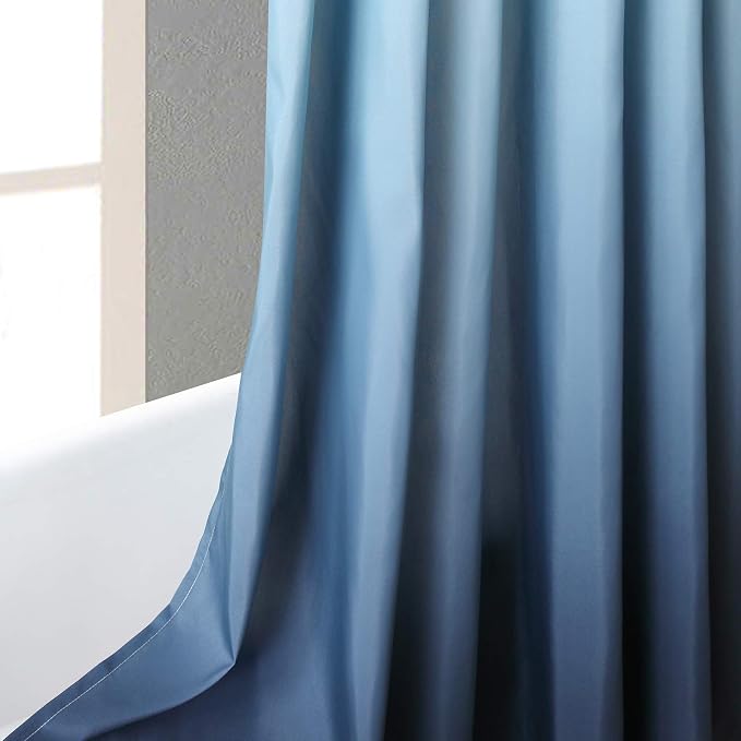 Extra Long Shower Curtain, Modern Waterproof Bathroom Curtains - Image 5