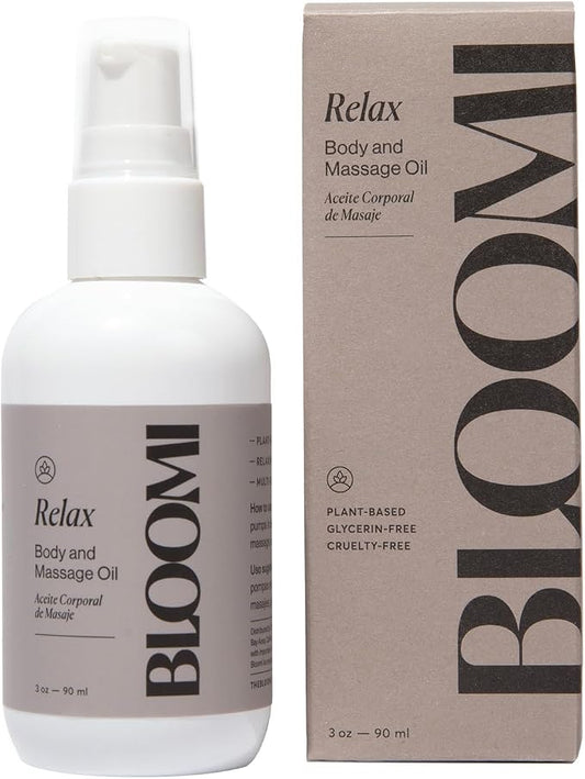 Bloomi Relax Body & Massage Oil, 3oz by Bloomi