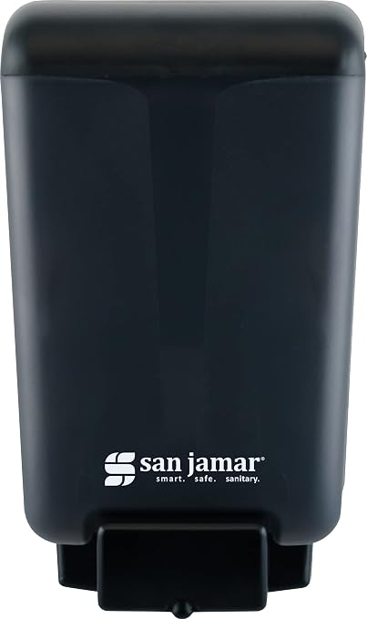 San Jamar Classic Plastic Manual Soap Dispenser, Hand Sanitizer Dispenser - Image 6