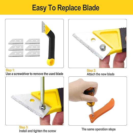 14pcs Grout Removal Tool Kit, 2 Tile Grout Saws - Image 6
