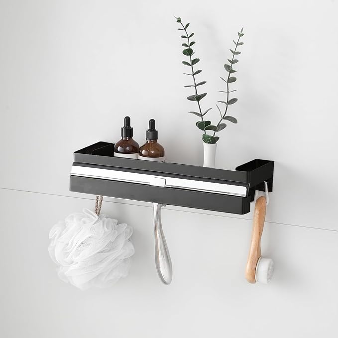 No Drilling Shower Caddy Rustproof Bathroom Organizers and Storage by TidyHomeSweetLife