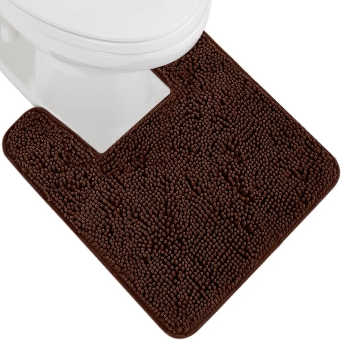 GORILLA GRIP Plush Absorbent Shaggy Chenille Bath Rug Mat by GorillaGrip