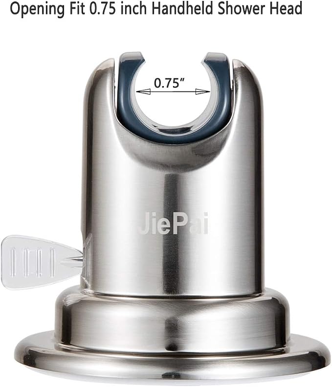 JiePai Vacuum Suction Cup Shower Head Holder, Adhesive Adjustable Suction - Image 2