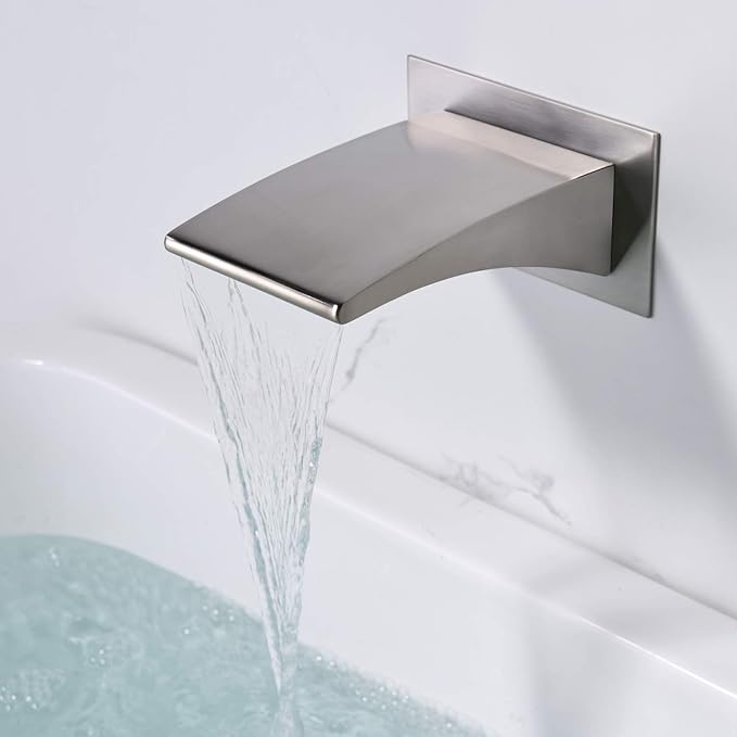sumerain Wall Mount Tub Filler Brushed Nickel - Image 5