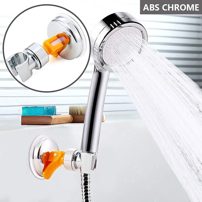 Adjustable Shower Head Holder, Bathroom Suction Cup Handheld Shower Head Bracket - Image 2