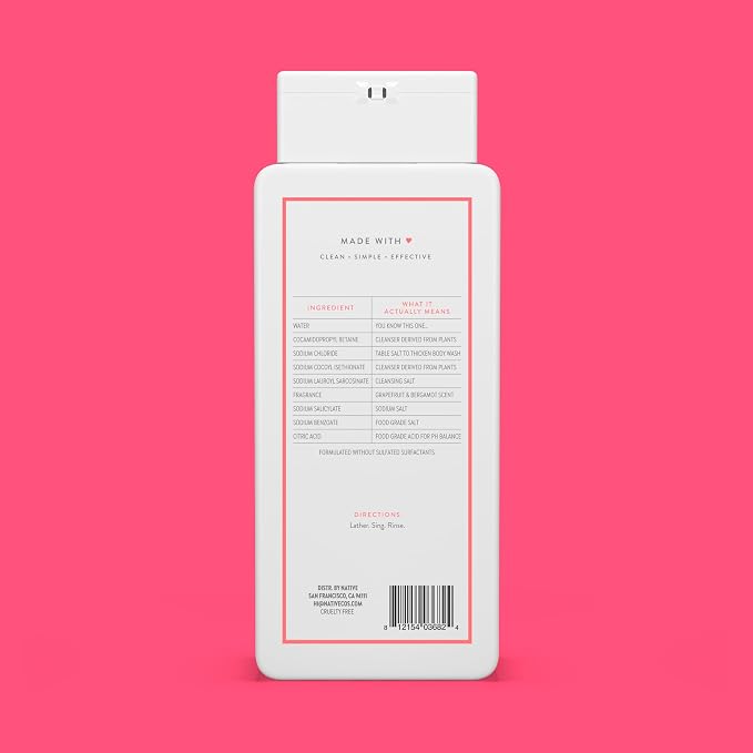 Native Body Wash Contains Naturally Derived Ingredients | - Image 2