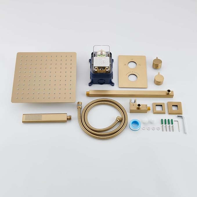 Iriber Thermostatic Shower System Wall Mount - Image 7