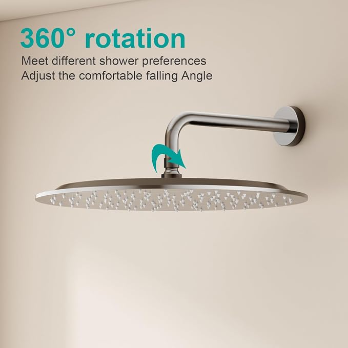 All Metal Rain Shower Head - Image 7