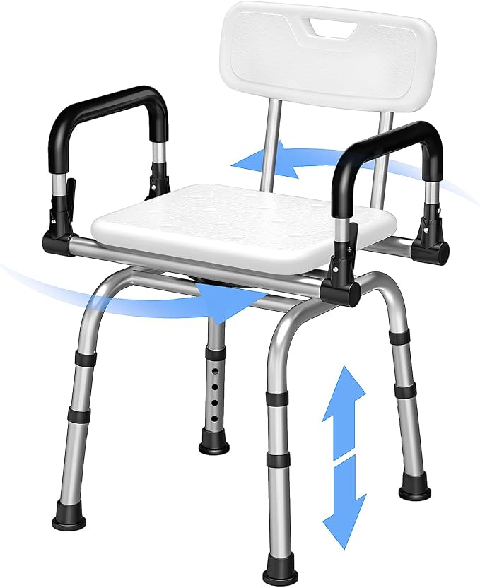 360 Degree Shower Chair Swivel, Shower Seat by Epachois