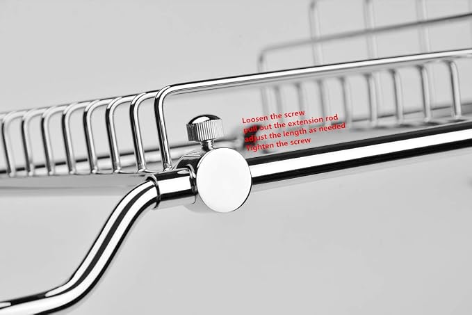 Brass Over Bathtub Racks Expandable Bath Caddy - Image 3
