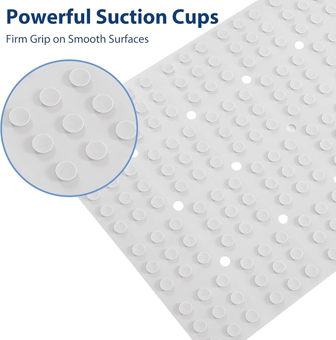 Silicone Bath Mat with Suction Cups – Non-Slip Foldable Bathtub & Shower Mat - Image 3