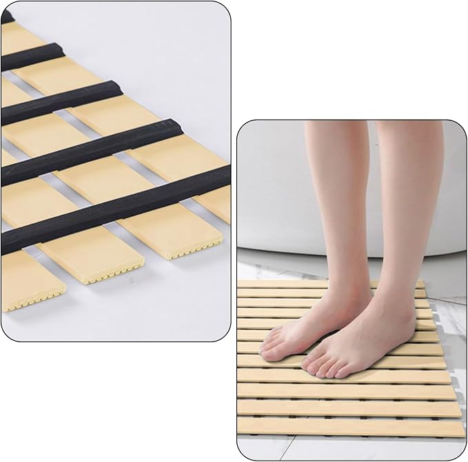Non Suction Cups Shower Mat, Non Slip Shower Mats - Image 4