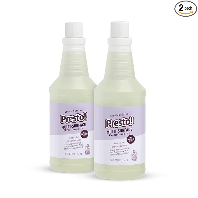 Amazon Brand – Presto! Multi-Surface Cleaner Concentrate, 2X Concentrated by Presto