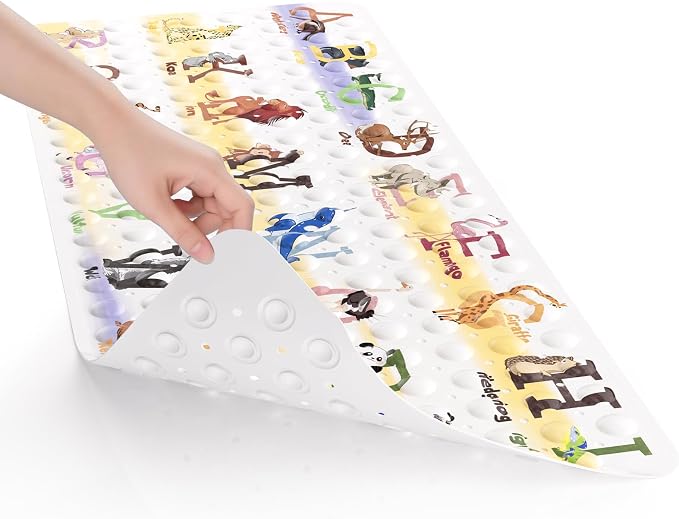 AmazerBath Baby Bath Mat Non Slip, Cartoon Kids Bath Mat - Image 6