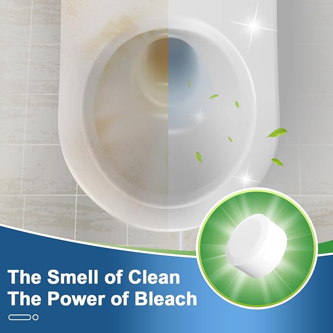 Toilet Bowl Cleaners, Bleach Tablets 100 PACK, Automatic Cleaner - Image 4