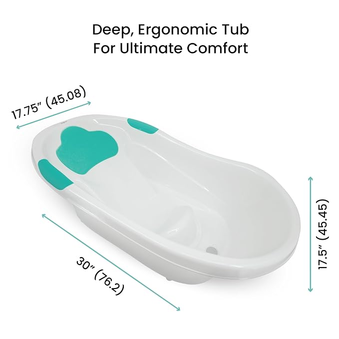 Lulyboo Baby Bath tub with Head Cushion, Bath Tub - Image 2