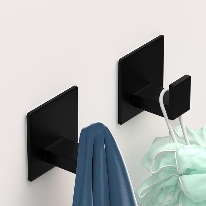 Adhesive Shower Hooks, Towel Hooks - Image 3