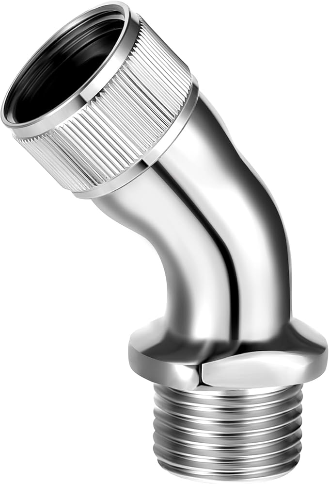 Shower Elbow Adapter for Shower Head, All Metal Handheld Showers Head Elbow by Unknown