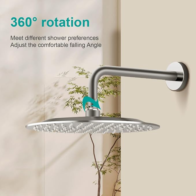 All Metal Rain Shower Head - Image 7